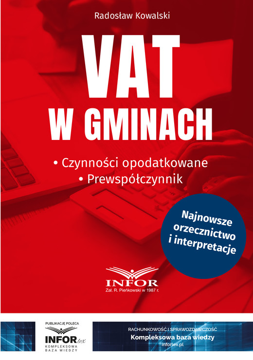 okładka VAT w gminach.Czynności opodatkowane.Prewspółczynnik ebook | pdf | Radosław Kowalski