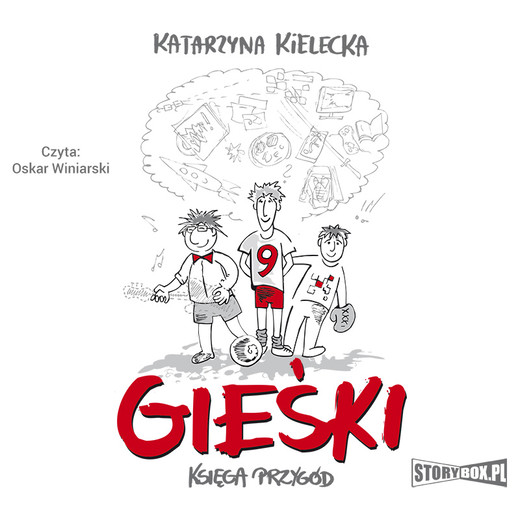 okładka Gieśki. Księga przygód audiobook | MP3 | Katarzyna Kielecka