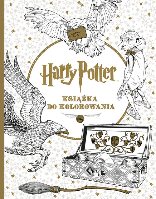 okładka Harry Potter. Książka do kolorowania książka | Opracowania Zbiorowe