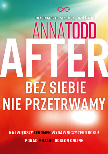 okładka After 4. Bez siebie nie przetrwamy książka | Anna Todd