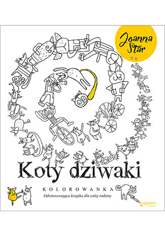 okładka Koty dziwaki. Kolorowanka książka | Joanna Cypriak