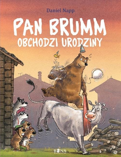 okładka Pan Brumm obchodzi urodziny książka | Napp Daniel