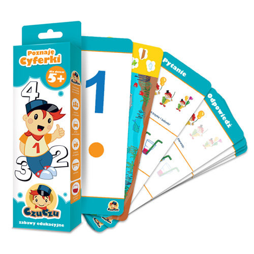 okładka CzuCzu Poznaję Cyferki książka | Praca Zbiorowa