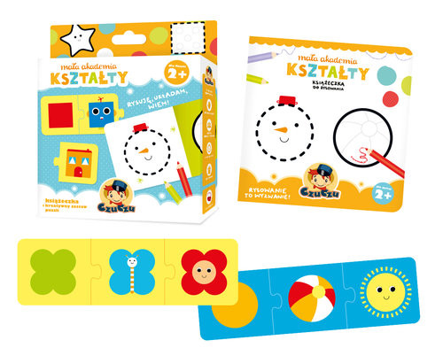 okładka CzuCzu Mała akademia. Kształty 2+ książka