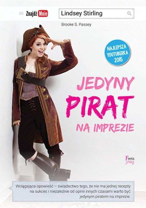okładka Jedyny pirat na imprezie książka | Lindsey Stirling