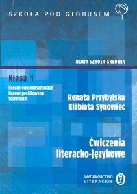 okładka Ćwiczenia literacko - językowe. Nowa szkoła średnia książka | Renata Przybylska, Elżbieta Synowiec