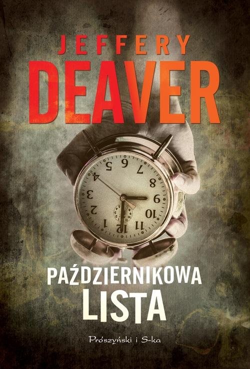 okładka Październikowa lista książka | Jeffery Deaver
