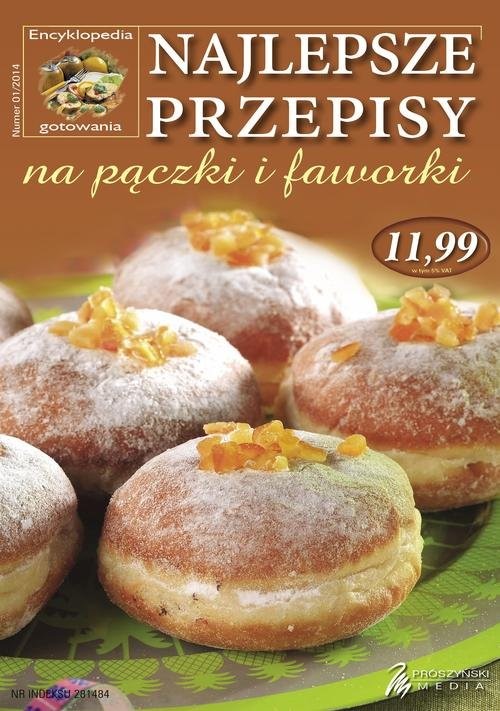 okładka Najlepsze przepisy na pączki i faworki książka | Praca Zbiorowa