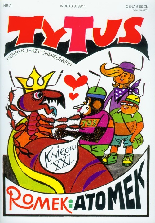 okładka Tytus Romek i Atomek. Księga XXI. Tytus wśród mrówek książka | Henryk Chmielewski (Papcio Chmiel)