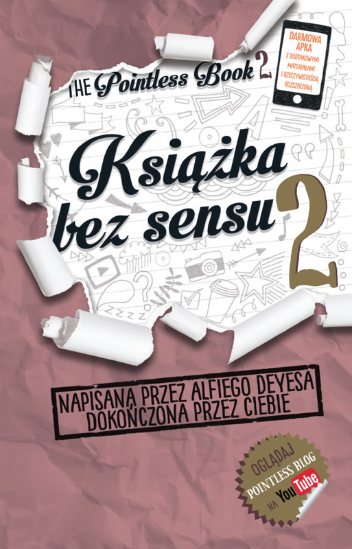 okładka Książka bez sensu 2 książka | Alfie Deyes