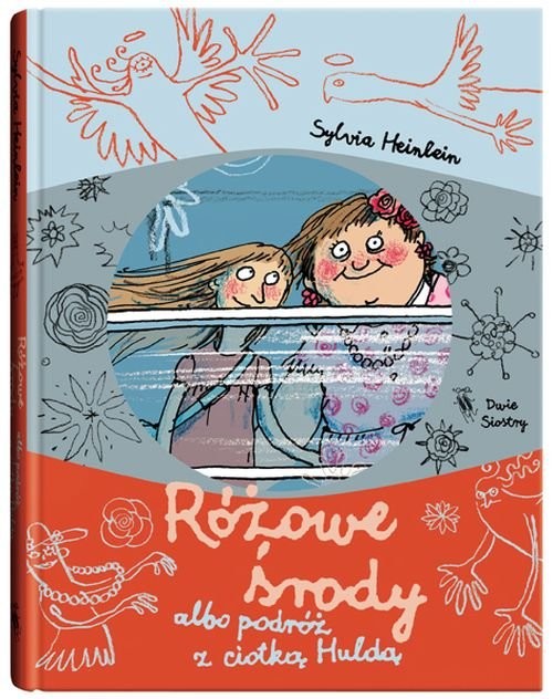 okładka Różowe środy albo podróż z ciotką Huldą książka | Heinlein Sylvia