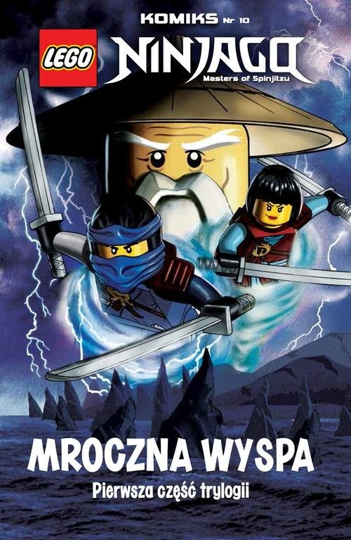 okładka LEGO Ninjago. Komiks. Mroczna wyspa książka