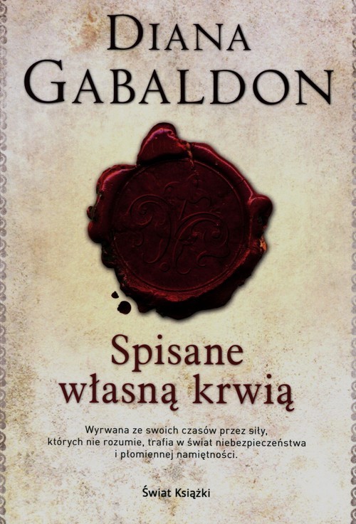 okładka Spisane własną krwią książka | Diana Gabaldon