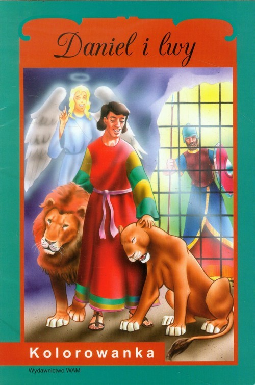 okładka Kolorowanka. Daniel i lwy książka