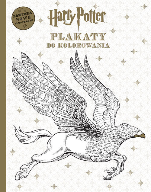 okładka Harry Potter. Plakaty do kolorowania książka | Opracowania Zbiorowe
