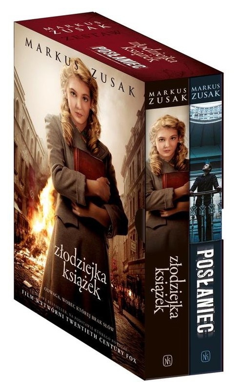 okładka Złodziejka książek / Posłaniec książka | Markus Zusak