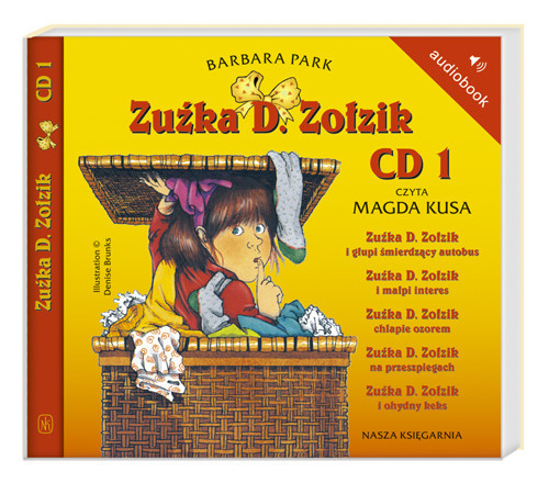 okładka Zuźka D. Zołzik. Audiobook książka | Barbara Park