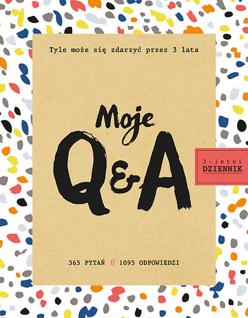 okładka Moje Q&A. 3-letni dziennik książka | Franco Betsy