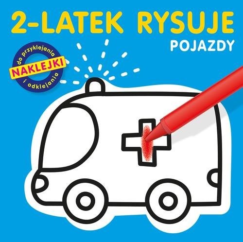 okładka 2 latek rysuje. Pojazdy książka | Ludwik Cichy