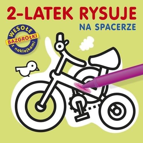 okładka 2-latek rysuje. Na spacerze książka | Ludwik Cichy
