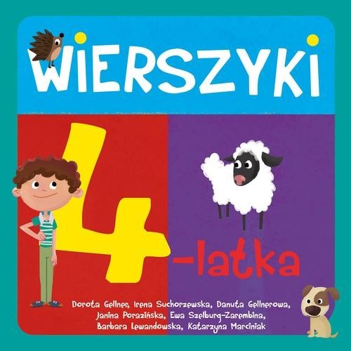 okładka Wierszyki 4-latka książka | Praca Zbiorowa