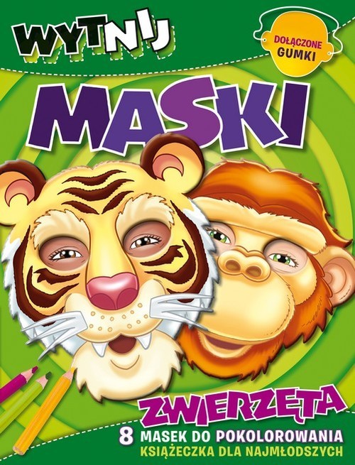 okładka Zwierzęta Wytnij maski książka