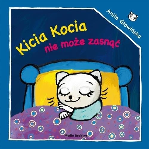 okładka Kicia Kocia nie może zasnąć książka | Anita Głowińska