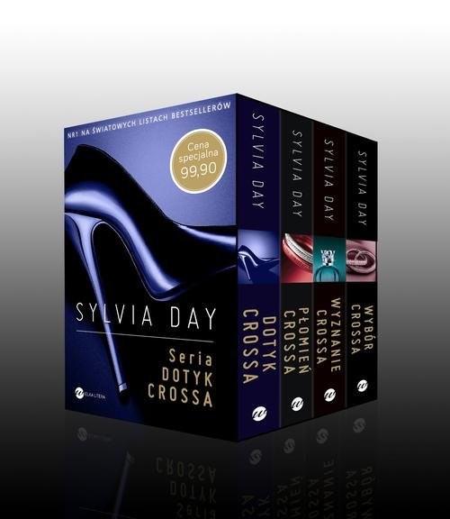 okładka Dotyk Crossa / Płomień Crossa / Wyznanie Crossa / Wybór Crossa. Pakiet książka | Sylvia Day