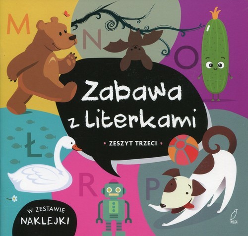 okładka Zabawa z literkami. Zeszyt trzeci książka