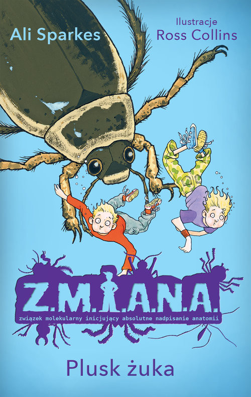 okładka Plusk żuka książka | Ali Sparkes