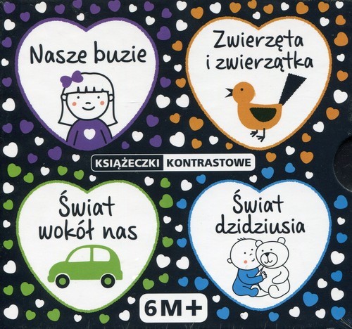 okładka Kontrastowe książeczki. Box 6m+ książka