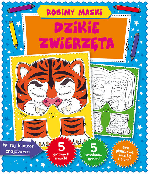 okładka Robimy maski. Dzikie zwierzęta książka