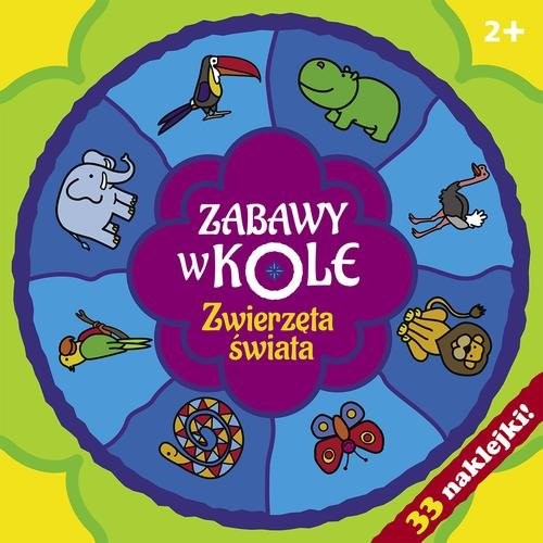 okładka Zabawy w kole. Zwierzęta świata książka | Krystyna Bardos