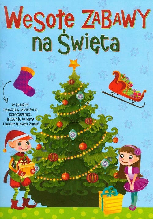 okładka Wesołe zabawy na święta książka