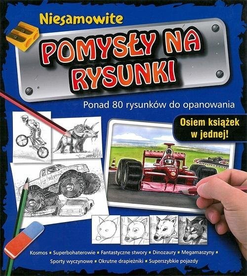 okładka Niesamowite pomysły na rysunki książka