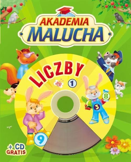 okładka Akademia malucha. Liczby z płytą CD książka | Urszula Kozłowska