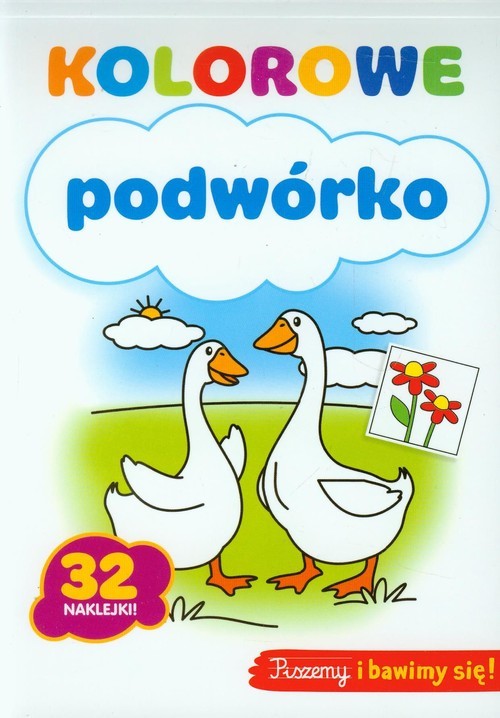 okładka Kolorowe podwórko książka