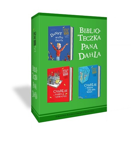 okładka Charlie i fabryka czekolady + Charlie i wielka szklana winda + Danny, mistrz świata - pakiet książka | Roald Dahl