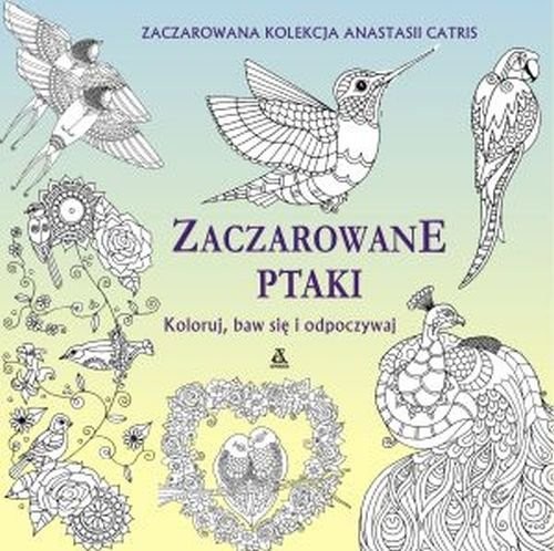 okładka Zaczarowane ptaki Koloruj baw się i odpoczywaj książka | Anastasia Catris