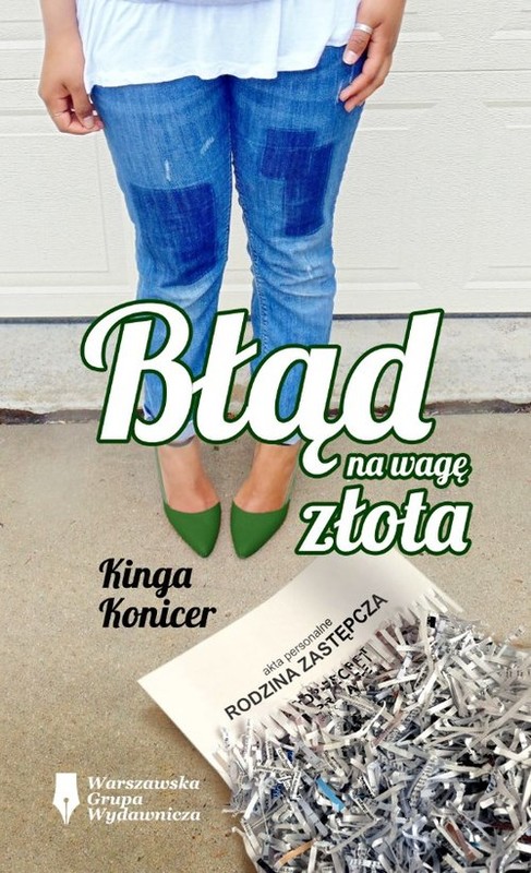 okładka Błąd na wagę złota książka | Konicer Kinga