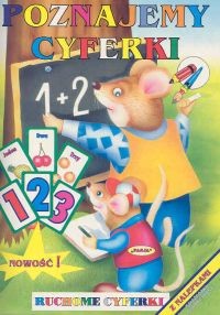 okładka Poznajemy cyferki ruchome książka