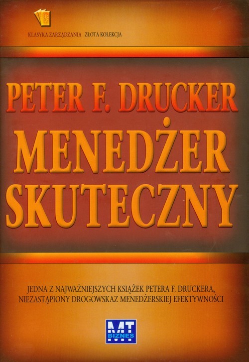 okładka Menedżer skuteczny książka | Peter F. Drucker