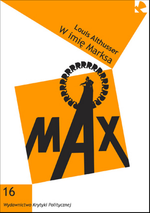 okładka W imię Marksa książka | Louis Althusser
