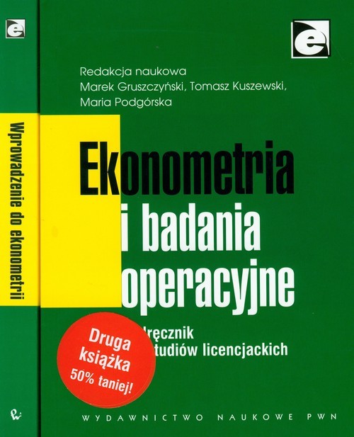 okładka Ekonometria i badania operacyjne / Wprowadzenie do ekonometrii książka