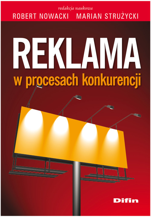 okładka Reklama w procesach konkurencji książka