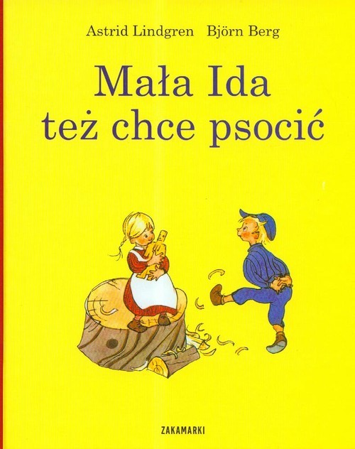 okładka Mała Ida też chce psocić książka | Astrid Lindgren