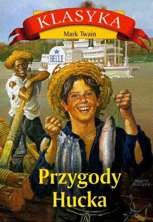 okładka Przygody Hucka książka | Mark Twain