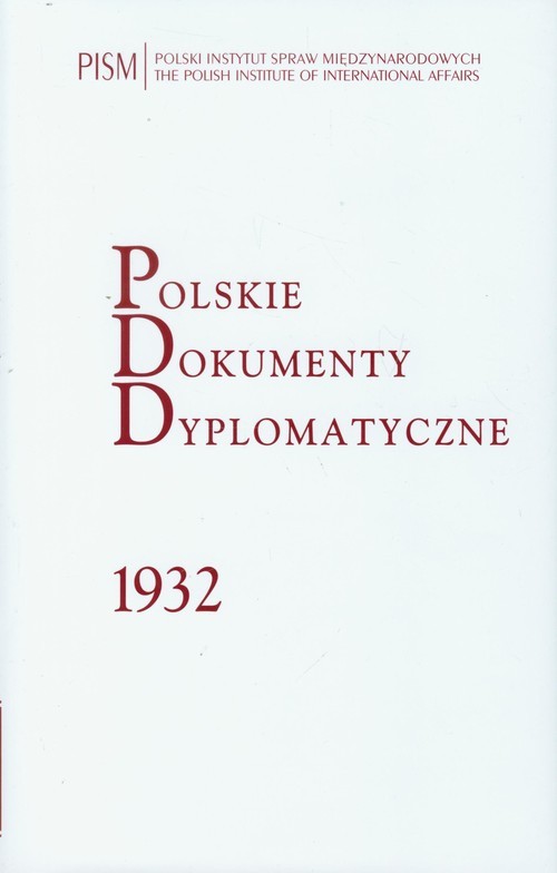 okładka Polskie Dokumenty Dyplomatyczne 1932 książka