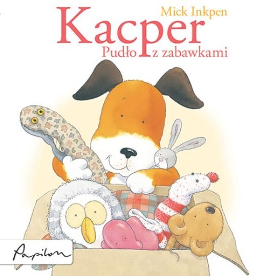 okładka Kacper Pudło z zabawkami książka | Mick Inkpen