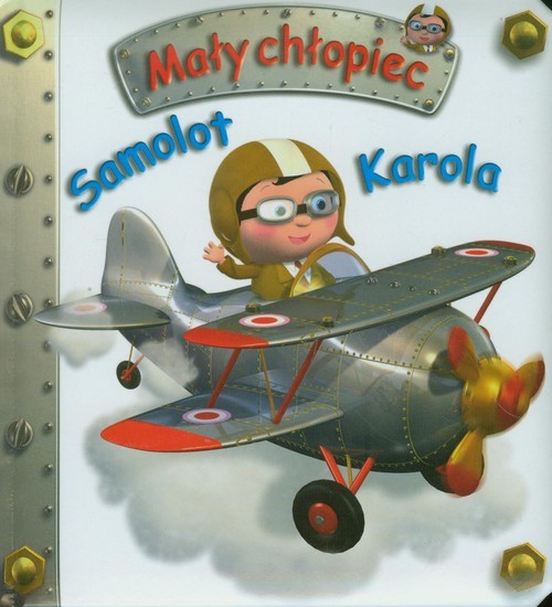 okładka Samolot Karola Mały chłopiec książka | Emilie Beaumont